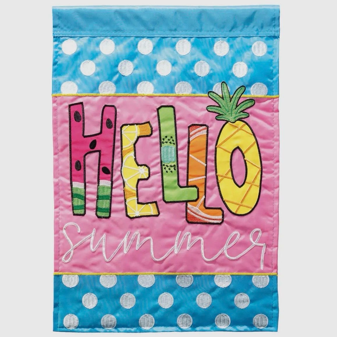 Hello Summer Garden Flag