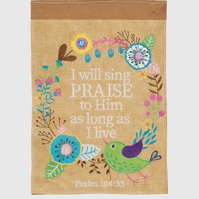 Song Praise Garden Flag