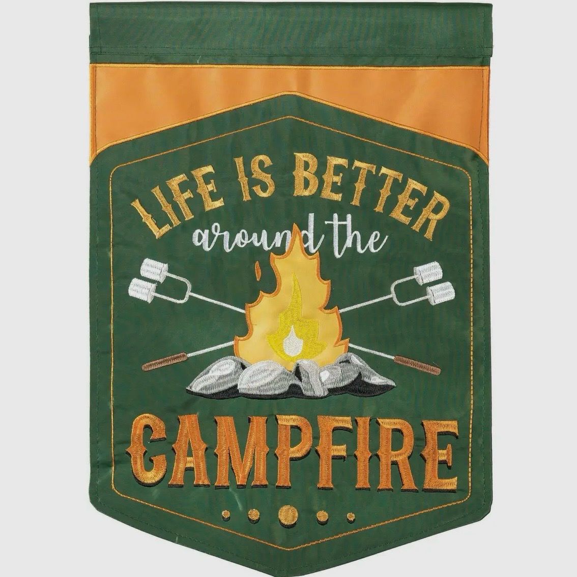 Campfire Garden Flag