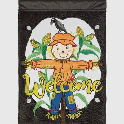 Scarecrow Garden Flag