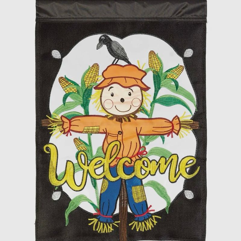 Scarecrow Garden Flag