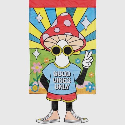 Good Vibes Legs Garden Flag