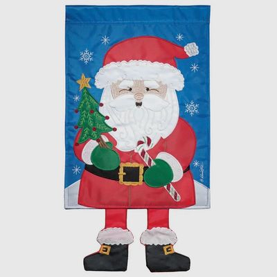 Santa Legs Garden Flag