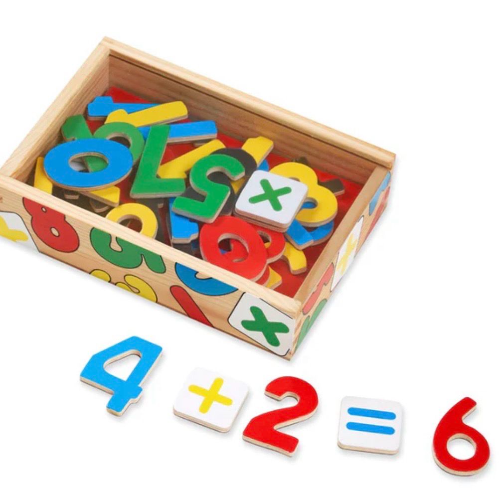 Wooden Number Magnetic Set