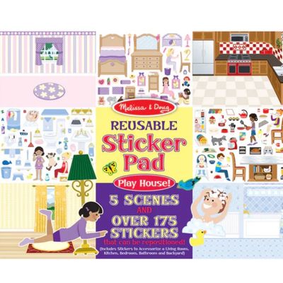 Play House Reusable Sticker Set