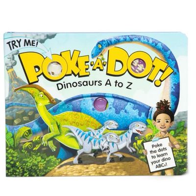 Dinosaurs A-Z Poke-a-dot Book