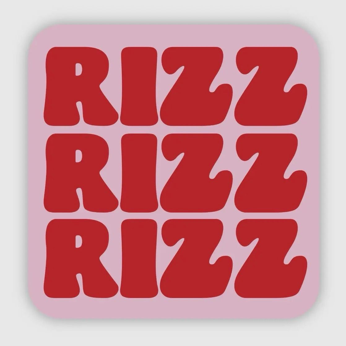 Rizz Waterproof Vinyl Sticker