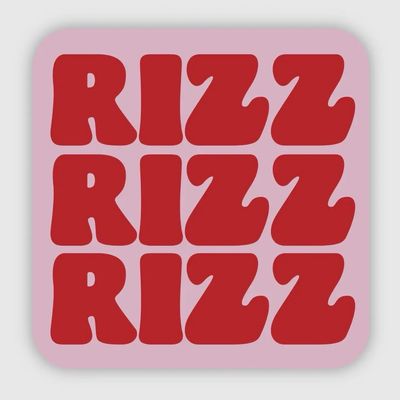 Rizz Waterproof Vinyl Sticker