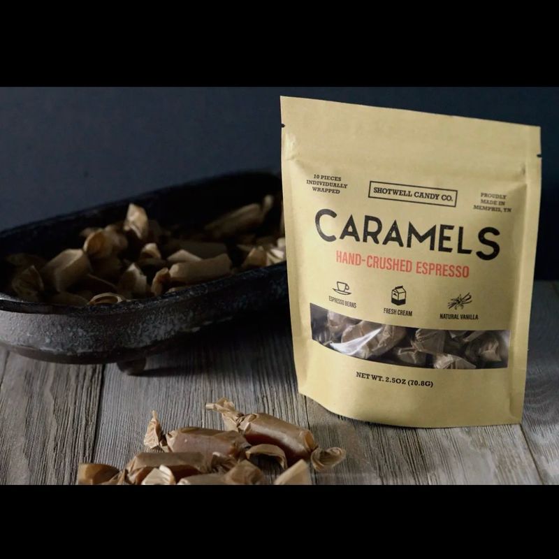 Shotwell Candy Co. Hand Crushed Espresso Caramels