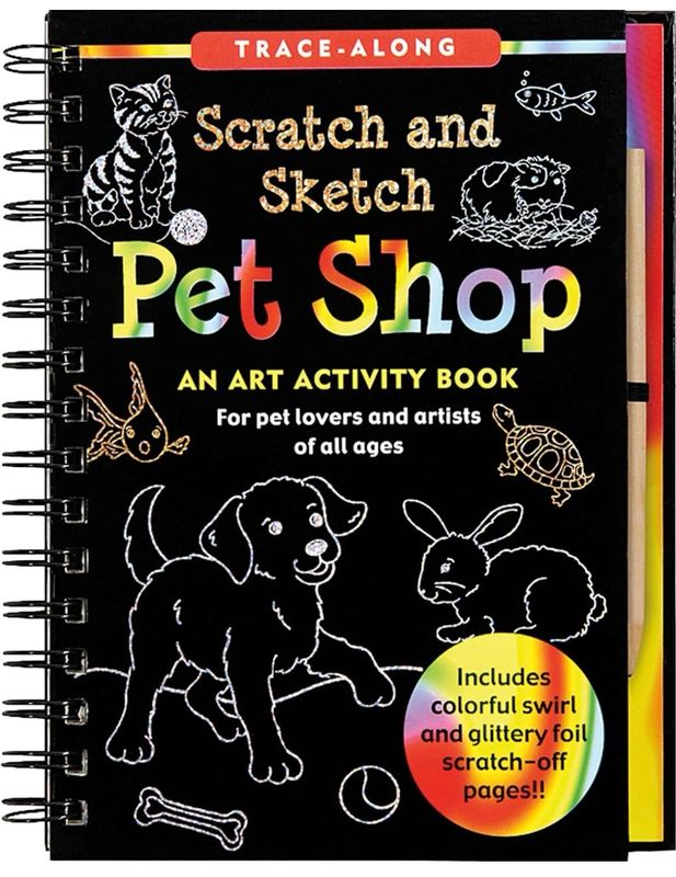 Scratch And Sketch Pet Shop Book
