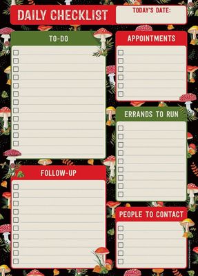 Mushroom To-do List