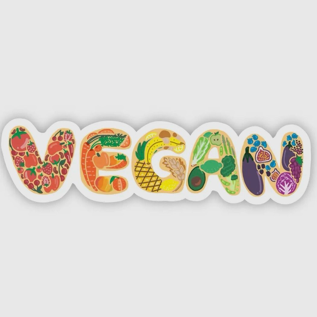 Vegan Waterproof Sticker