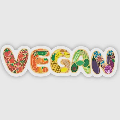Vegan Waterproof Sticker