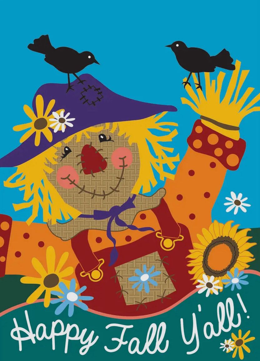 Scarecrow Garden Flag 18inch
