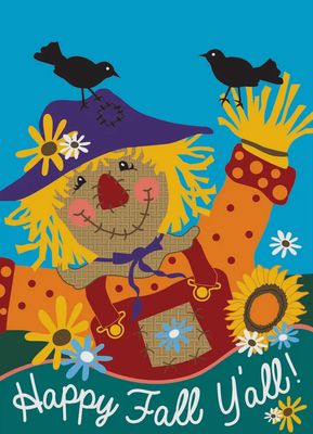 Scarecrow Garden Flag 18inch