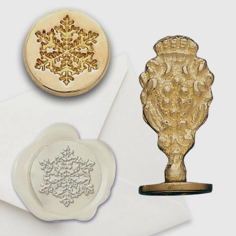 Snow Flake Wax Seal Stamp