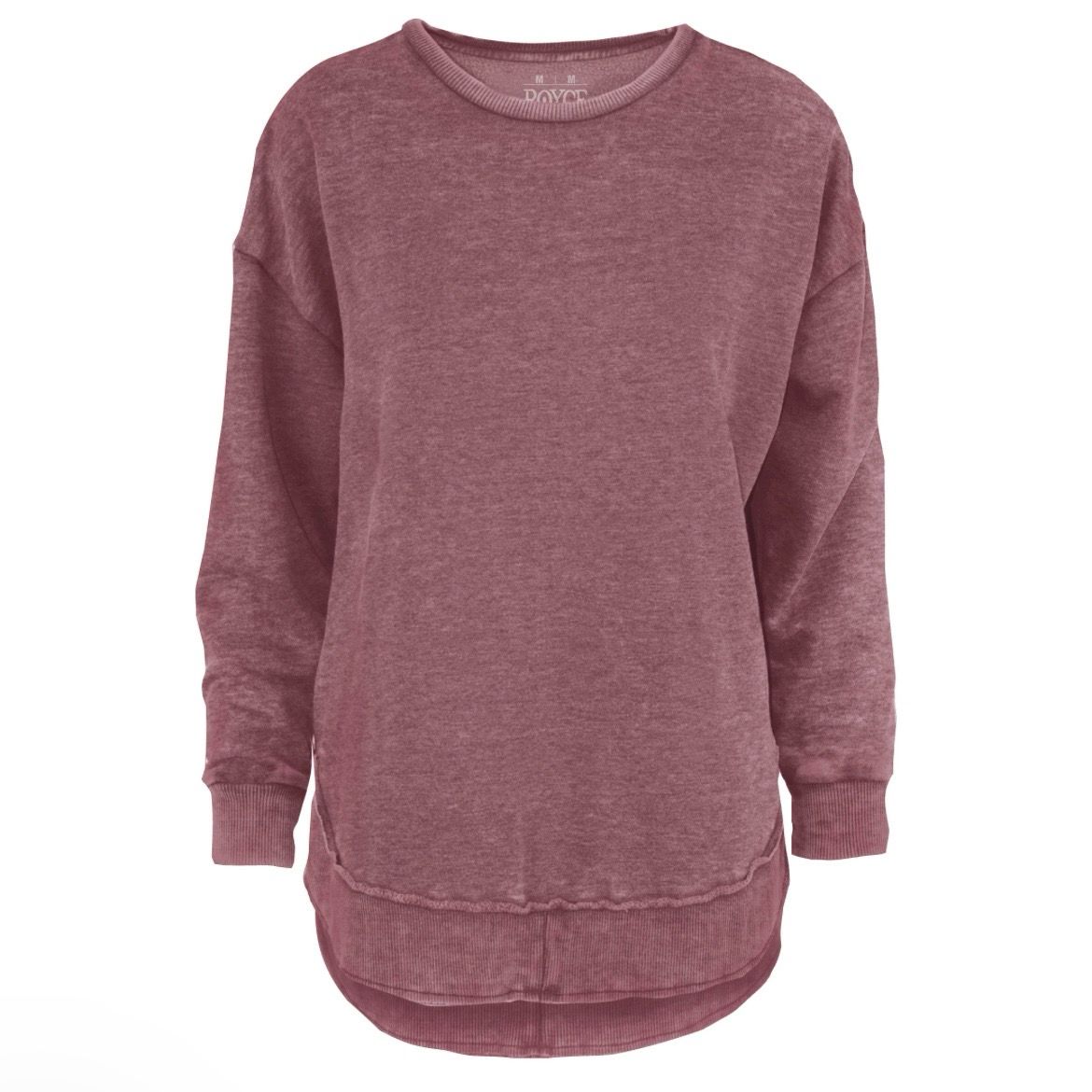 Royce Maroon Heathered Sweater