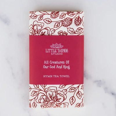 All Creatures Of Our God Tea Towel