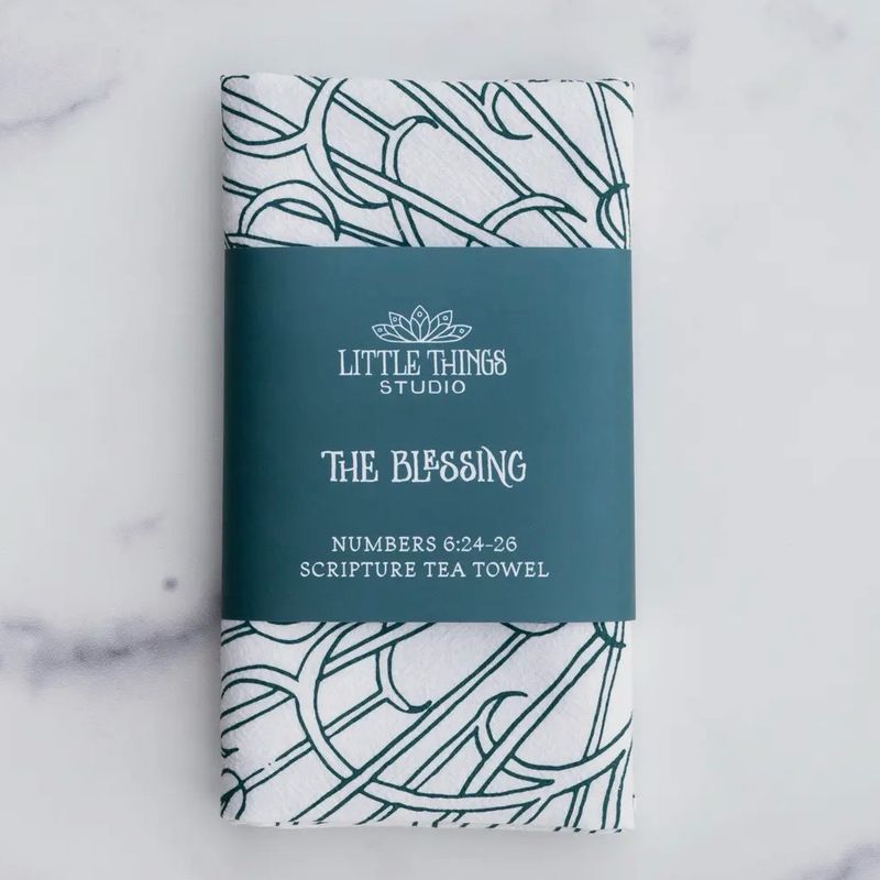 The Blessing Tea Towel
