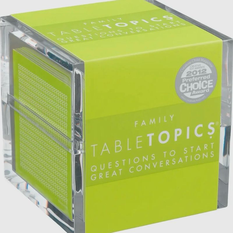 Family Table Topics Conversation Starter