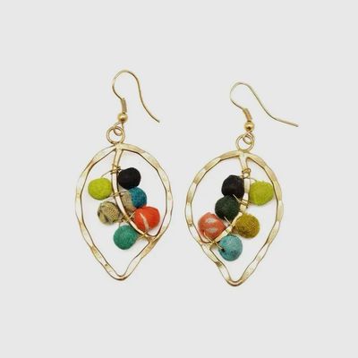 Gold Leaf Earrings