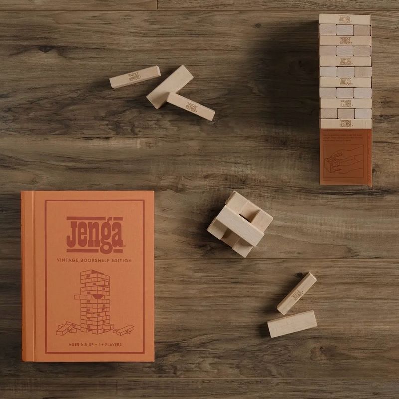 Jenga Bookshelf Game