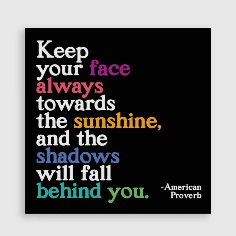 Always Face Sunshine Magnet