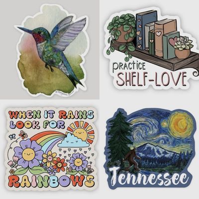 Pins, Magnets &amp; Stickers