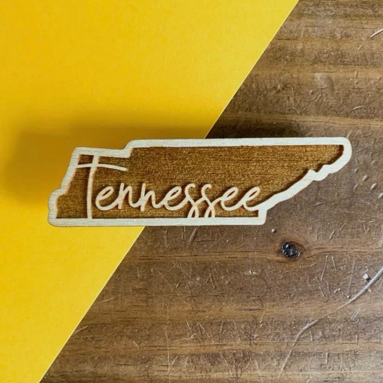 Wood Tennessee Magnet