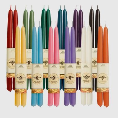 Pure Beeswax Taper Candles