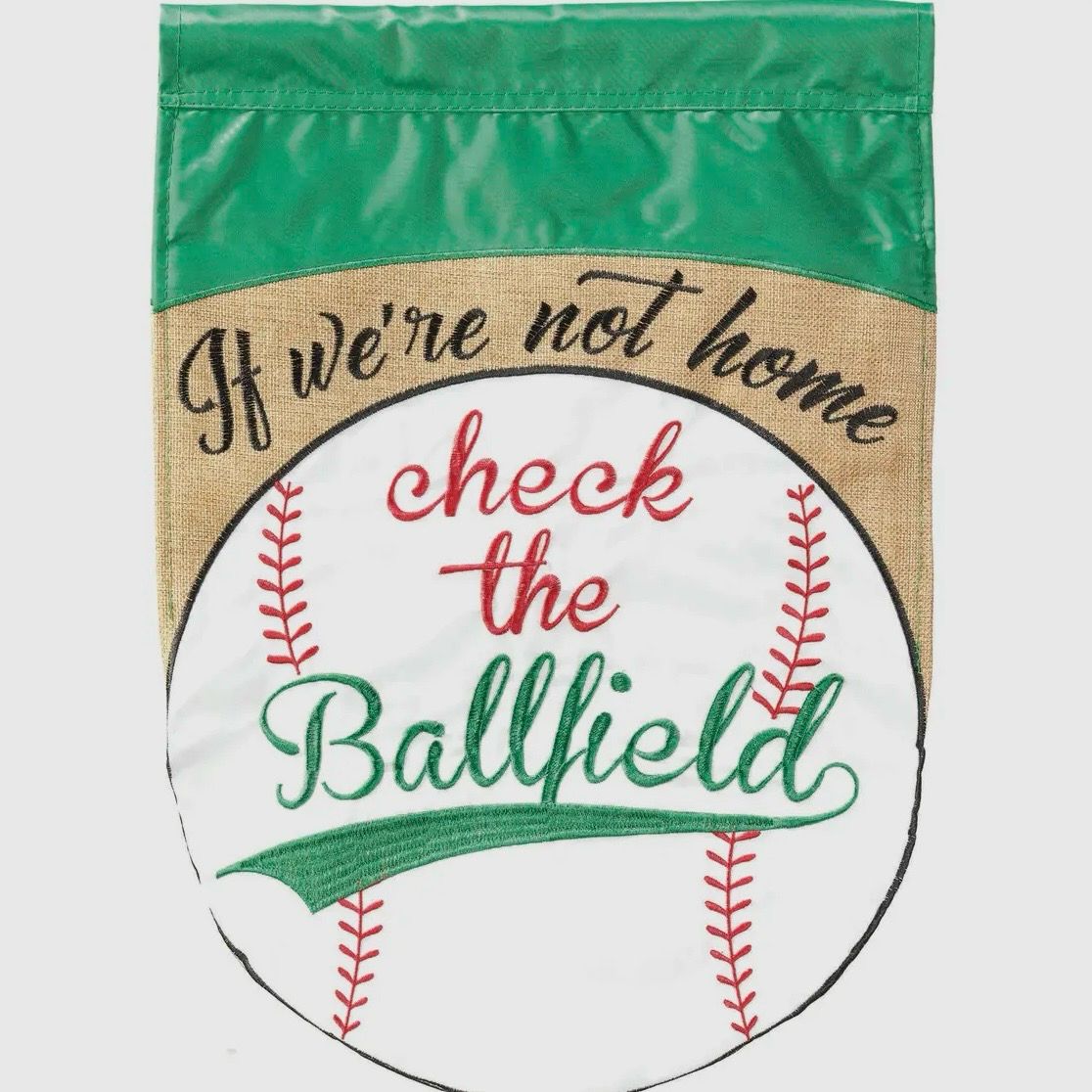Ball Field Garden Flag