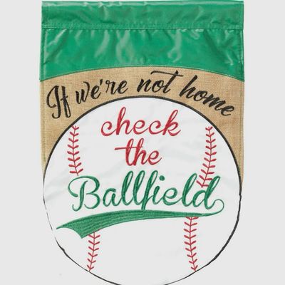 Ball Field Garden Flag