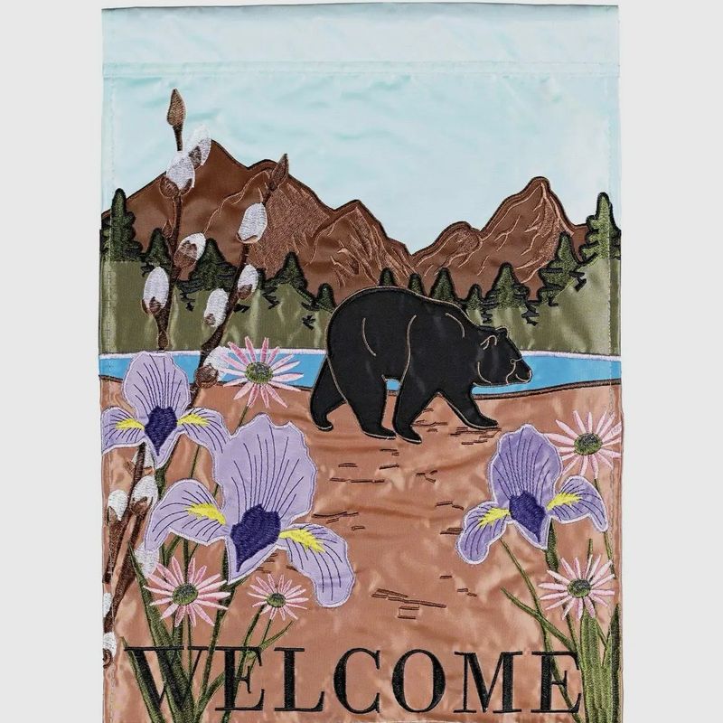 Black Bear Garden Flag