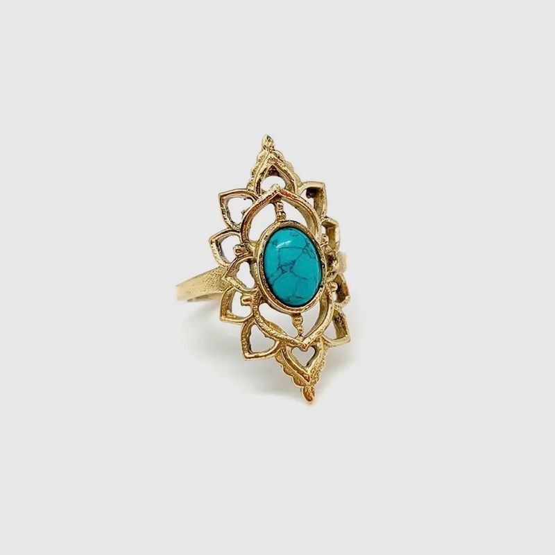 Oval Turquoise Ring