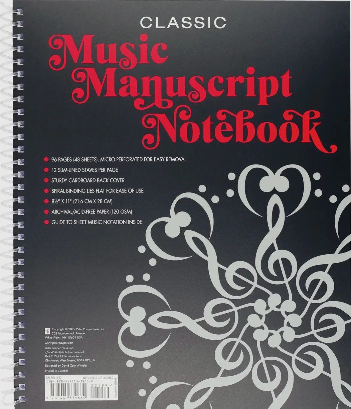 Music Transcript Note Book
