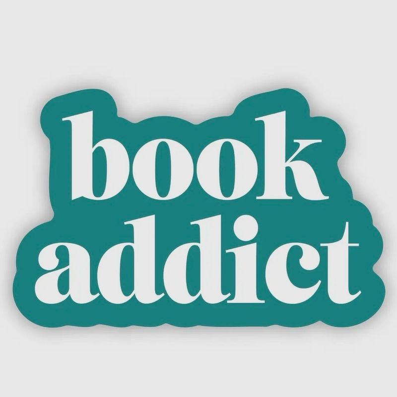 Book Addict Sticker