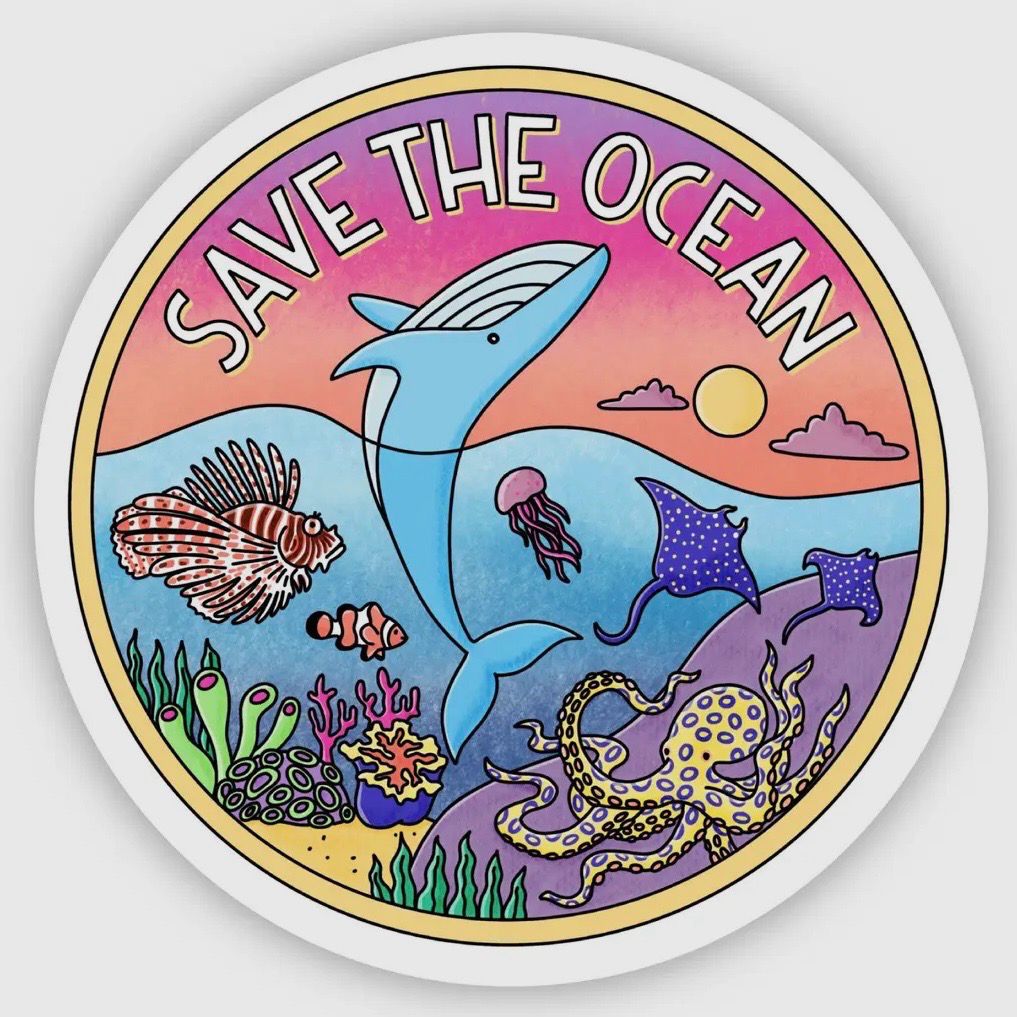 Save The Ocean Sticker