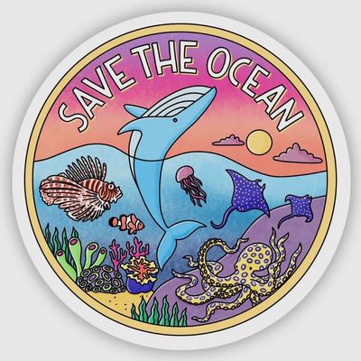 Save The Ocean Sticker