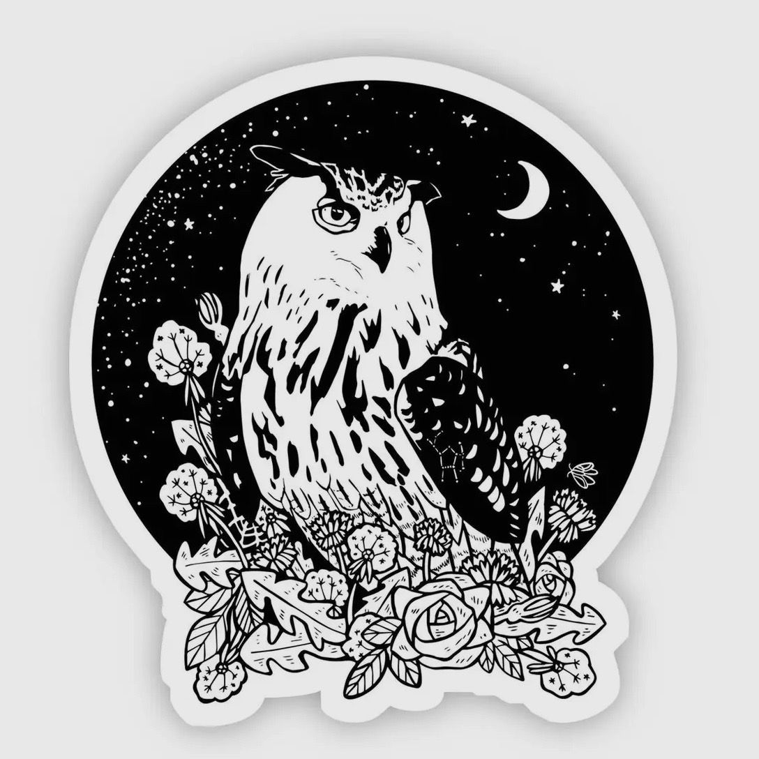 Owl Sticker