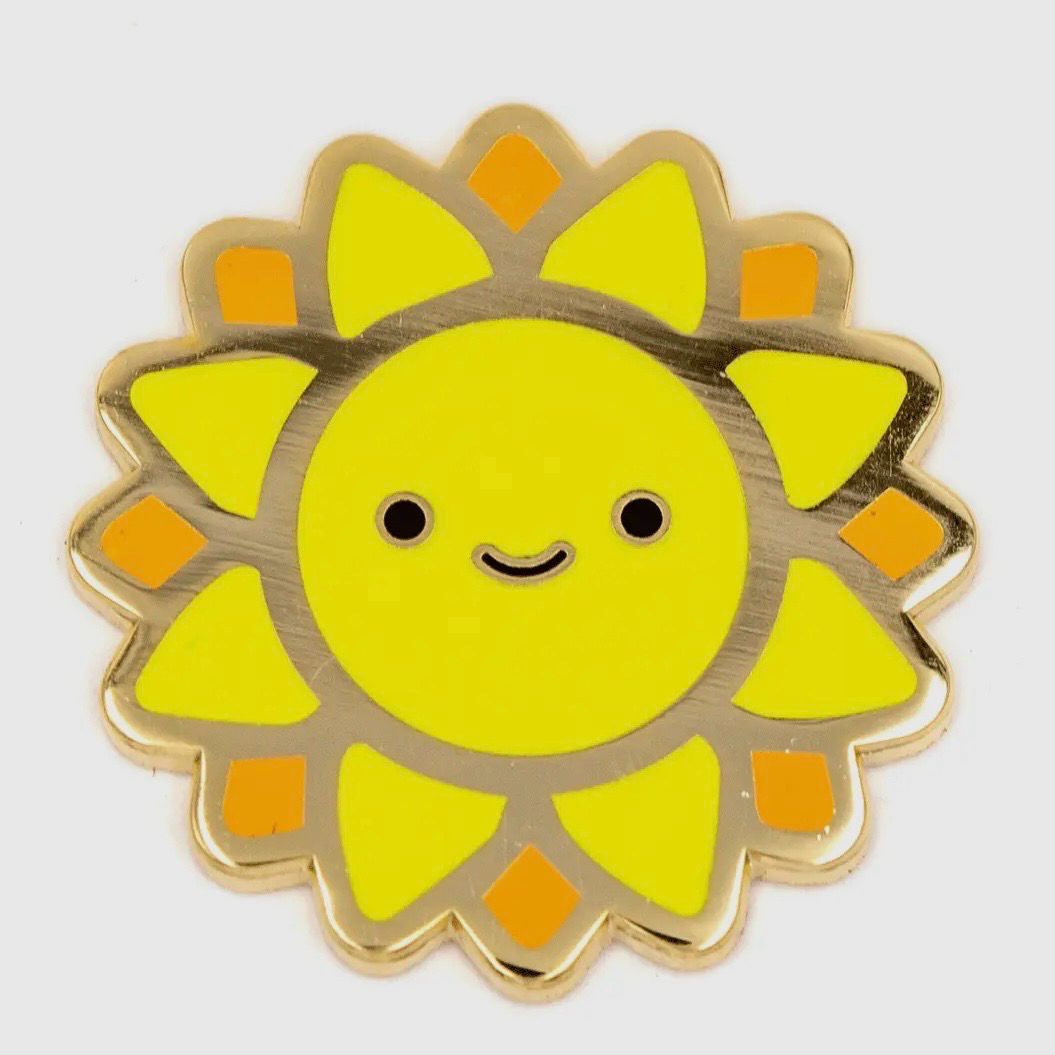Sun Enamel Pin