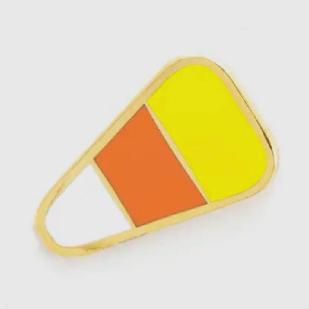 Candy Corn Enamel Pin