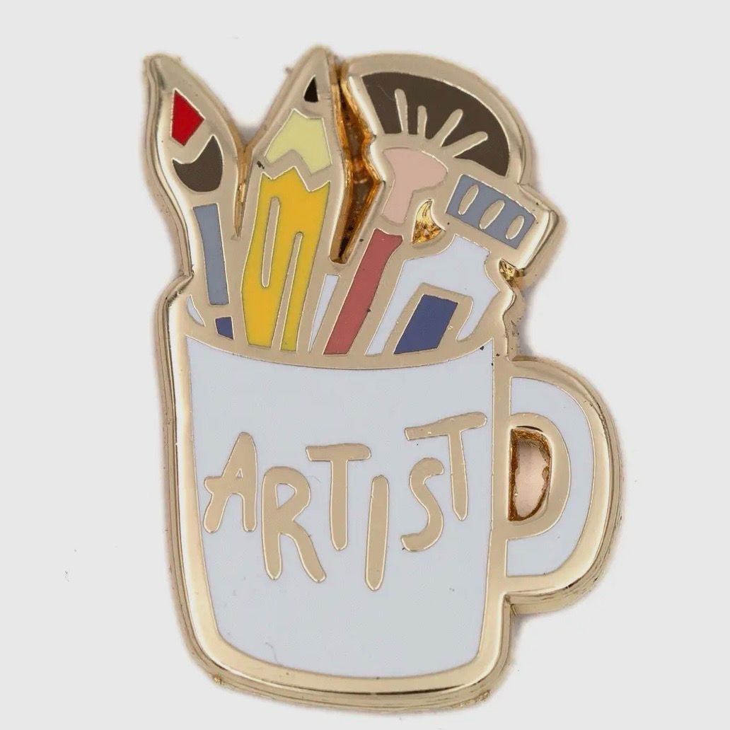 Artist Enamel Pin