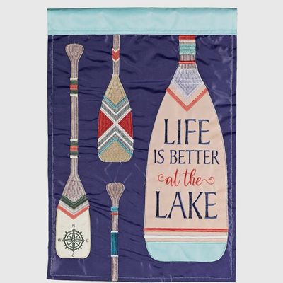 Lake Life Garden Flag