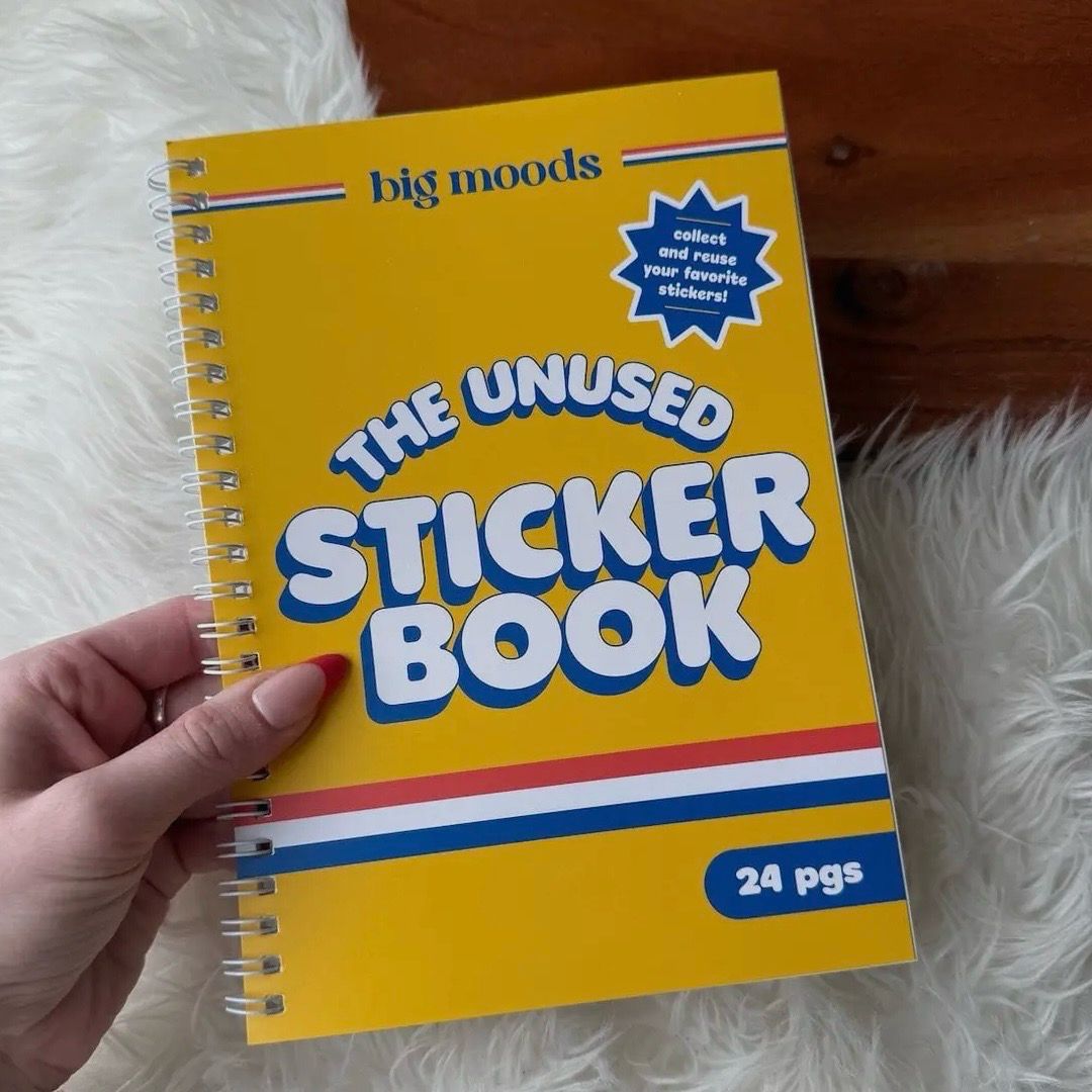 Unused Sticker Book