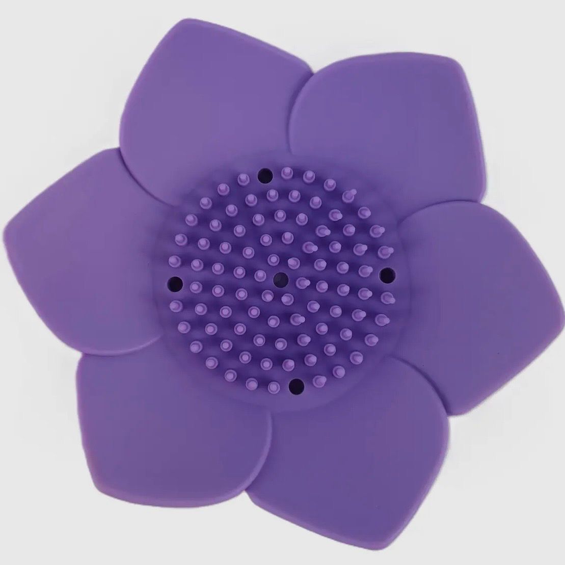 Purple Silicone Flower Shower Steamer Tray