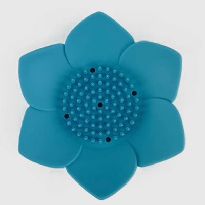 Turquoise Silicone Shower Steamer Tray