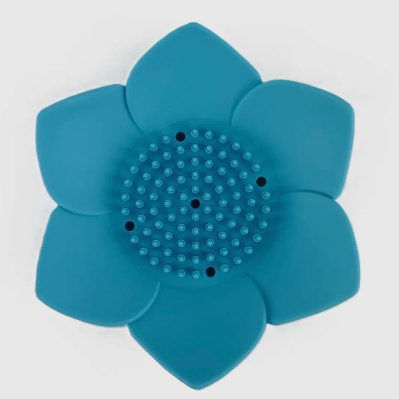 Turquoise Silicone Shower Steamer Tray