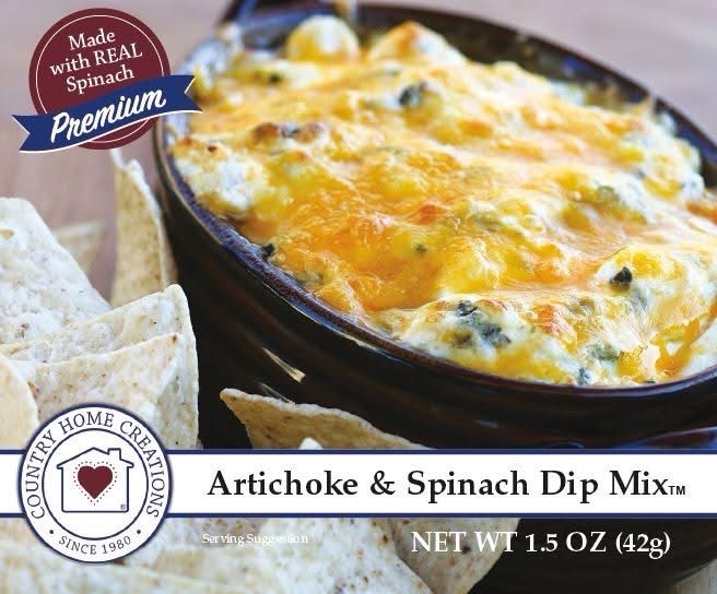 Artichoke And Spinach Dip Mix, Country Creations