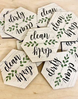 Dirty/clean Dishwasher Magnet