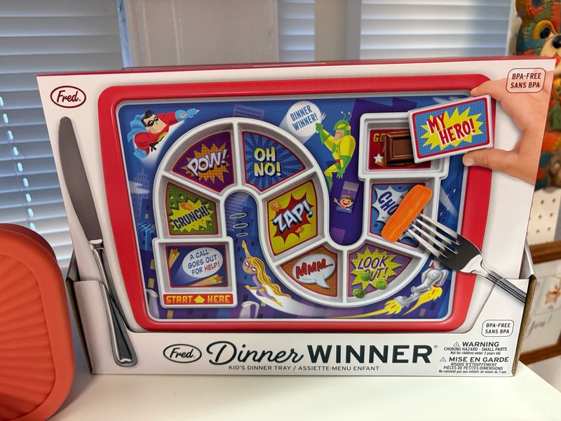 Superhero Kids Dinner Tray